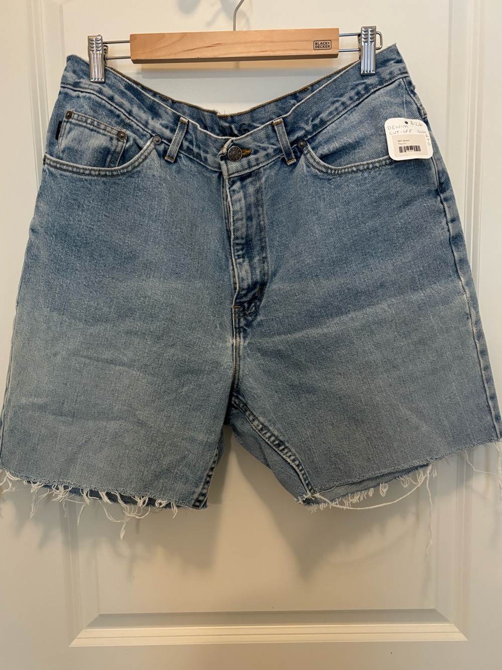 Classic Light Blue Denim Jean Shorts